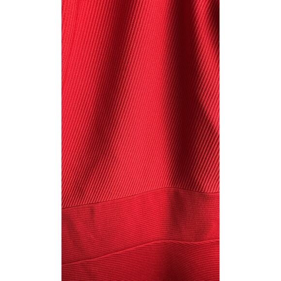 LIZ CLAIBORNE Women’s Red Sleeveless Midi Party Cocktail Dress Size 12 - Picture 4 of 10